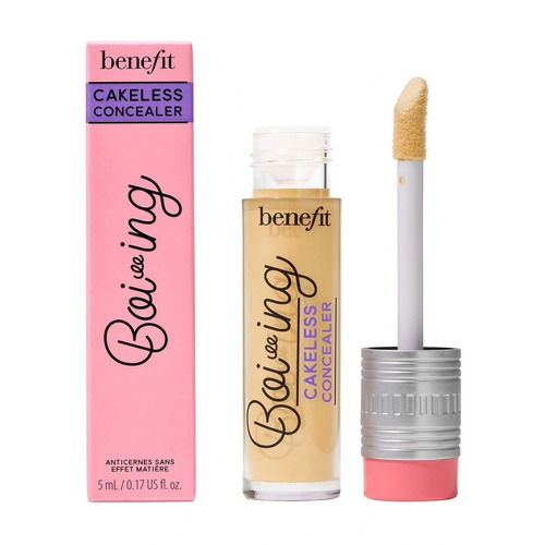 Benefit Cosmetics Boi-ing Cakeless Full Coverage Liquid Concealer 6.4 Happy Feels (Medium Olive) 5ml