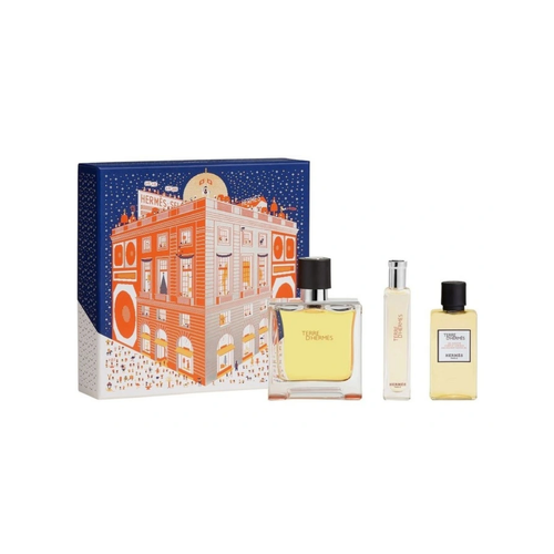 Terre d'Hermes Parfum 75ml 3 Piece Gift Set
