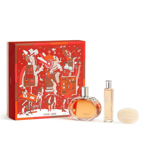 Hermès Barénia Pleine Fleur EDP 100ml 3 Piece Gift Set