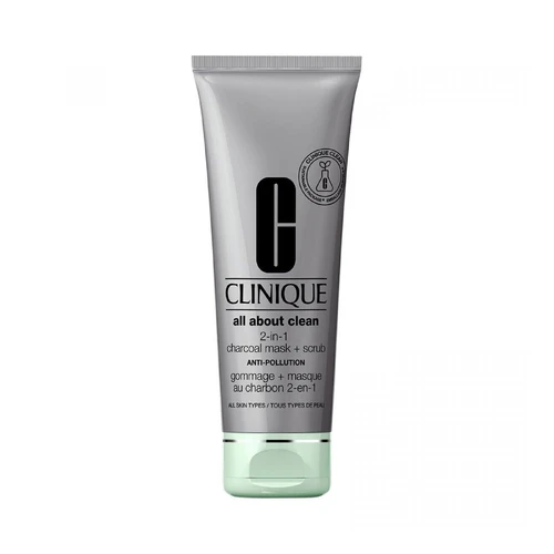 Clinique All About Clean 2-In-1 Charcoal Mask + Scrub 100ml