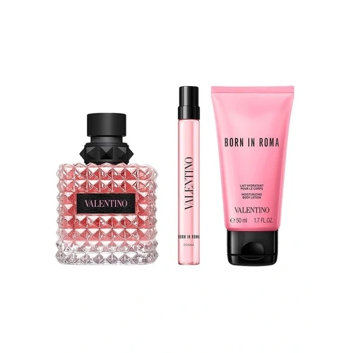 Valentino Donna Born In Roma EDP 100ml 3 Piece Gift Set