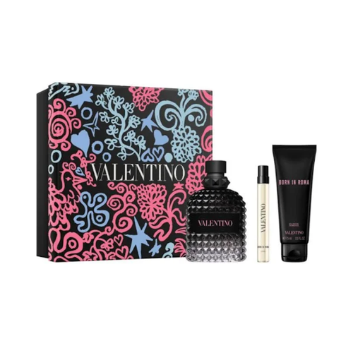 Valentino Uomo Born In Roma EDT 100ml 3 Piece Gift Set
