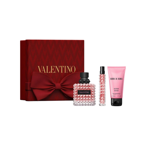 Valentino Donna Born In Roma EDP 100ml 3 Piece Gift Set