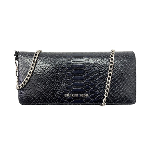 Celine Dion Adagio Black and Blue Side Bag