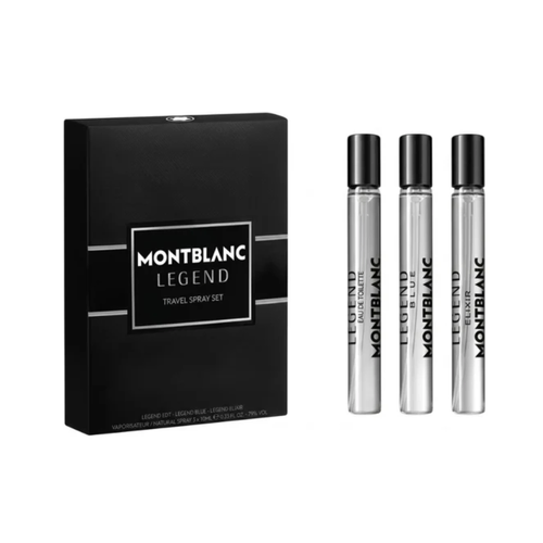 Mont Blanc Legend Perfume 3x10ml Travel Spray Gift Set