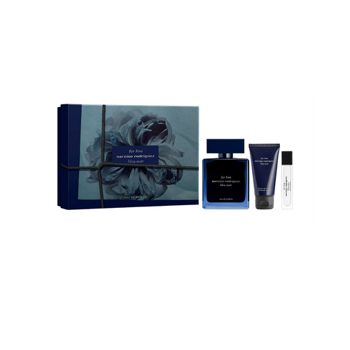 Narciso Rodriguez Bleu Noir For Him EDP 100ml 3 Piece Gift Set 