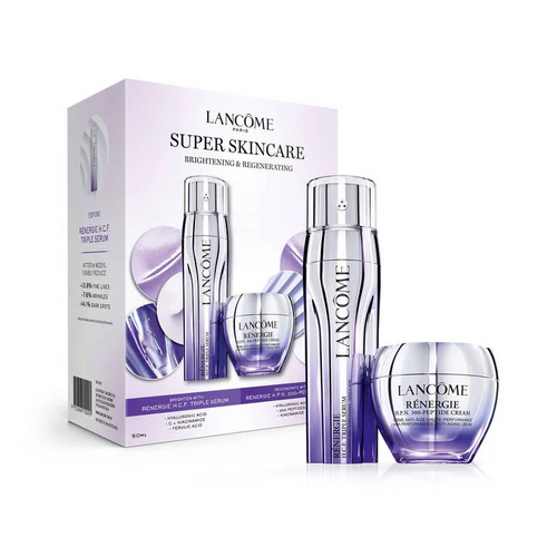 Lancome Renergie Triple Serum 50ml & Renergie HPN 300-Peptide Cream 50ml Super Skincare 2 Piece Set