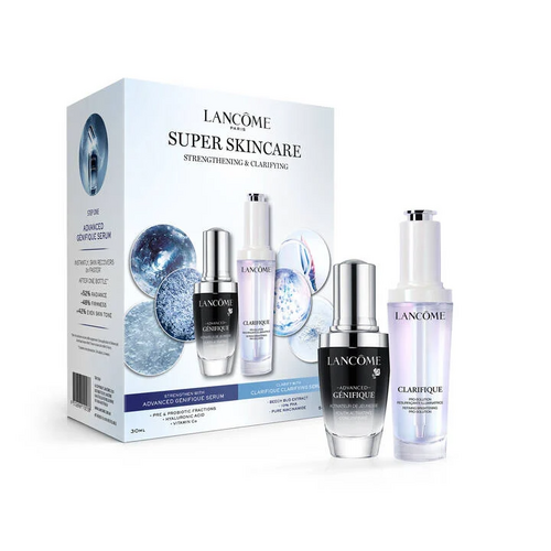 Lancome Clarifique Serum 50ml & Advanced Genifique Serum 30ml Super Skincare Set