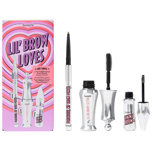 Benefit Cosmetics Lil Brow Loves Volumizing Gel & Brow Setting Gel 3 Light Brown