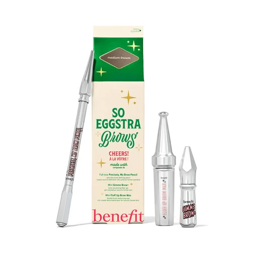 Benefit Cosmetics So Eggstra Brows Set Shade 3/3.5 Medium Brown