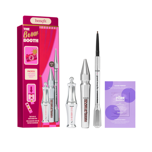 Benefit The Brow Booth Full-Size & Mini Brow Trio Shade 4