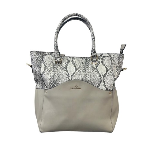 Celine Dion Snake Light Grey Handbag