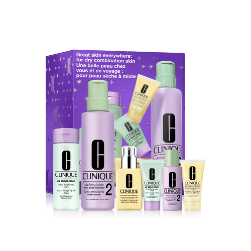 Clinique Great Skin Everywhere For Dry Combination Skin 6 Piece Gift Set