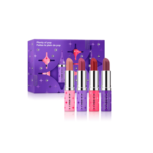 Clinique Plenty of Pop Lipstick 4 Piece Set